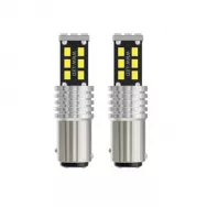 Лампа светодиодная 12V 1156-2835-15SMD BA15s (1конт) белая (уп. 50шт)