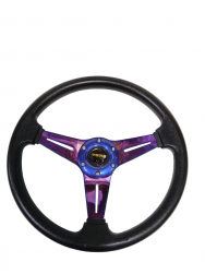 Рулевое колесо MOMO трехспицевый Neo (фиолетовый)