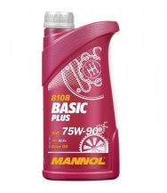 Масло трансмиссионное синтетическое MANNOL Basic Plus 75W-90 GL-4+ 1л