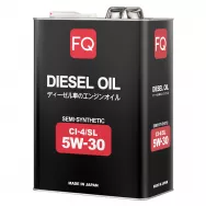 Масло моторное полусинтетическое FQ CI-4/SL DIESEL SEMI-SYNTHETIC 5W-30 4л