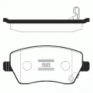 Колодки тормозные SANGSIN BRAKE SP1564 Nissan Micra 03- передние