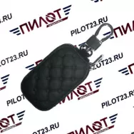 Ключница 7120-3 (кожа) ромб /черный/