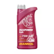 Масло трансмиссионное MANNOL 8102 Maxpower 4*4 75-140 API GL5 LS 1л
