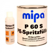 Шпатлевка MIPA P60S 287010000 полиэстерная напыляемая (жидкая) 1л 