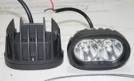 Фонари светодиодные TORINO D-20 3W*2 LED 9.5*6 см (компл. 2шт)