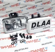 Фары противотуманные DLAA LA-8816 W 12V 55A H3 /белые/ с крышкой, 180*95мм (компл. 2шт)