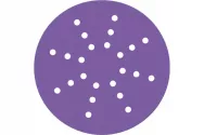 Круг SANDWOX PURPLE диск на пленочной основе, циркониевый корунд Ø150мм, Р240, липучка, Multi hole