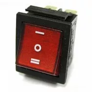 Переключатель IRS-203-1C on/off/on красный