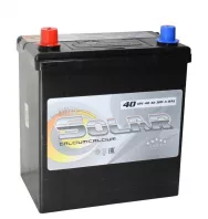 Аккумулятор ULTRA SOLAR 6CT-40 ASIA (п.п.) BLACK SMF B19 тонк.кл. 