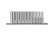 Набор торцевых головок Ombra 12-гранных 1/4"DR 3/16"-9/16" 10пр. 55548