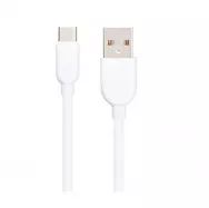 Кабель BOROFONE BX14 USB+Type-C 3А 1м /белый/