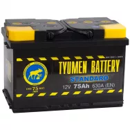 Аккумулятор ТЮМЕНЬ STANDARD 6CT-75 (п.п.)