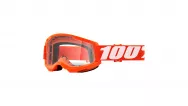Очки для мотокросса 100% Strata 2 Goggle Orange / Clear Lens (50027-00005)