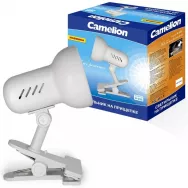 Светильник настольный на прищепке Camelion H-035 C01 белый 220В 60Вт Е27 7198