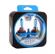 Лампы галогенные MTF VANADIUM H11 12V 55W (компл. 2шт)