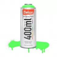 Кpаска для граффити Belazo Art Spray Fluorescent 400мл Green /Зеленый