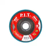 Круг лепестковый для шлифования по нержавеющей стали P.I.T. DRUA ZA40 125х22,2 мм