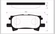 Колодки тормозные дисковые задние SANGSIN BRAKE SP1385