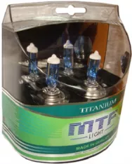 Лампы галогенные MTF TITANIUM H3 12V 55W (компл. 2шт)