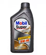 Масло моторное синтетическое Mobil SUPER 3000 DIESEL 5W40 A3/B3,A3/B4 1л (Н) (М)