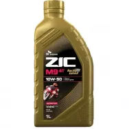 Масло моторное синтетическое ZIC M9 4T Racing Edition 10W-50 SN 1л