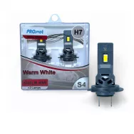 Лампы светодиодные головного света PROSVET S4 MINI H7/H18 30W 9-18V 3800K тепл.бел.свет (компл. 2шт)