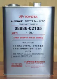 Масло трансмиссионное Toyota CVT FLUID TC 0888602105 ( 0888602905 ) (4л) 