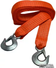 Трос буксировочный 3т-3,5т*6м крюки 11898