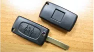 Корпус ключа зажигания PEUGEOT 3 KP-032 кнопки с проточкой 