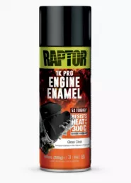 Эмаль для двигателя RAPTOR 300с черная глянцевая 400мл