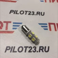 Лампа светодиодная LED Маяк 12V T8 9SMD BA9S (габарит) белая (уп. 50шт)