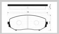 Колодки тормозные дисковые SANGSIN BRAKE SP1416