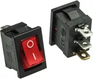 Переключатель KCD1-101N-C3 R/3P on-off