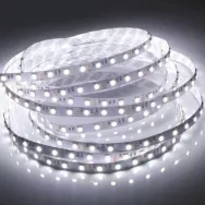 Лента светодиодная СТ 14.4Вт/м smd2835 120led/m IP68 24Вольт 6500К, (5м) Apeyron, холодный белый