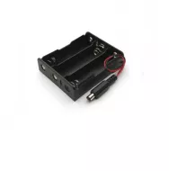 Батарейный отсек 4х18650 co штекером DC 5,5x2,1