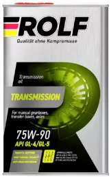Масло трансмиссионное ROLF Transmission SAE 75W90 API GL-4/GL-5 ж/б 4л