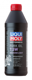 Liqui Moly Масло для вилок и амортизаторов синтетическое Motorbike Fork Oil Medium/Light 7,5W 1л