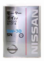 Масло моторное синтетическое Nissan 5w30 SN STRONG SAVE X KLAN5-05304 (4л)