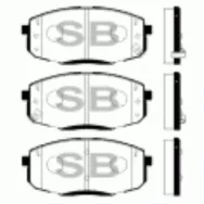 Колодки тормозные дисковые SANGSIN BRAKE SP4098 
