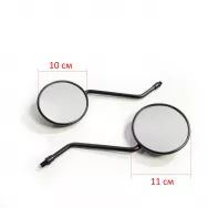 Зеркала заднего вида Delta BR100D (m10, прав.-прав.) Black