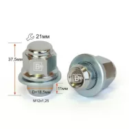 Гайка прейссшайба M12X1,25Х37,5 21 ключ 