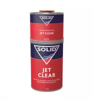 Комплект SOLID лак 323.1500 JET CLEAR (1л) + отвердитель SOLID JET CLEAR (0,5л)