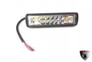 Фонарь светодиодный TORINO JR-48W-F Spot (9-30V) 15*4*4 cм (2*3+2*5 LED) двухцветный бело-желтый