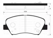 Колодки тормозные передние SANGSIN BRAKE SP1400