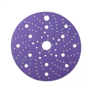 Круг SANDWOX PURPLE диск на пленочной основе, циркониевый корунд Ø150мм, Р320, липучка, Multi hole