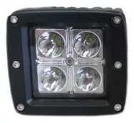 Фара противотуманная OFF-Road KS-W404S 4 диода, 16W, 80*80*75мм, направленный свет