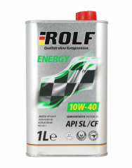 Масло моторное полусинтетическое ROLF Energy 10W40 API SL/CF 1л Ж/Б (1*12шт)