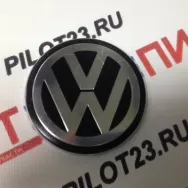 Стикер для а/м VOLKSWAGEN D-60 алюминиевый с юбкой (на двухстороннем скотче)