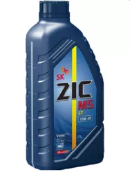 ZIC Масло моторное полусинтетическое М5 4Т 10W40 SJ 1л