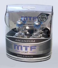 Лампа галогенная MTF ARGENTUM HB3 12V 55W +50% (9005)